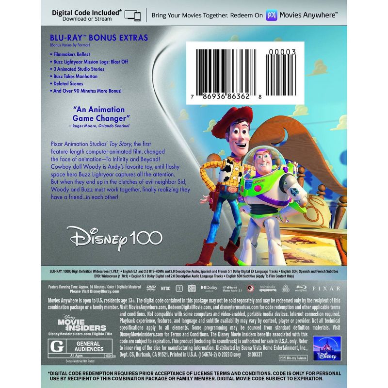 Toy Story (Blu-ray), 2 of 3