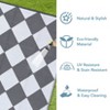 Outdoor Rug Patio Waterproof Plastic Straw Rug Reversible Rugs Lightweight Floor Cover for Camping Backyard Porch Picnic RV Beach - 3 of 4
