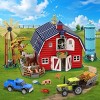 1405PCS Western Farm Barn Building Set with Interactive Windmill, Tractor & Animal Playset for Ages 8+ - 4 of 4