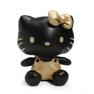 KidRobot Sanrio Hello Kitty Premium 13" Plush (Black and Gold) - 1 of 4
