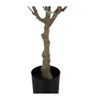 Artificial Plant, 46" Tall, Eucalyptus Tree, Indoor, Faux, Fake, Floor, Greenery, Potted, Decorative, Green Leaves, Black Pot - 4 of 4
