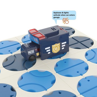 Police DIY Track Maze Set with Motorized Vehicle