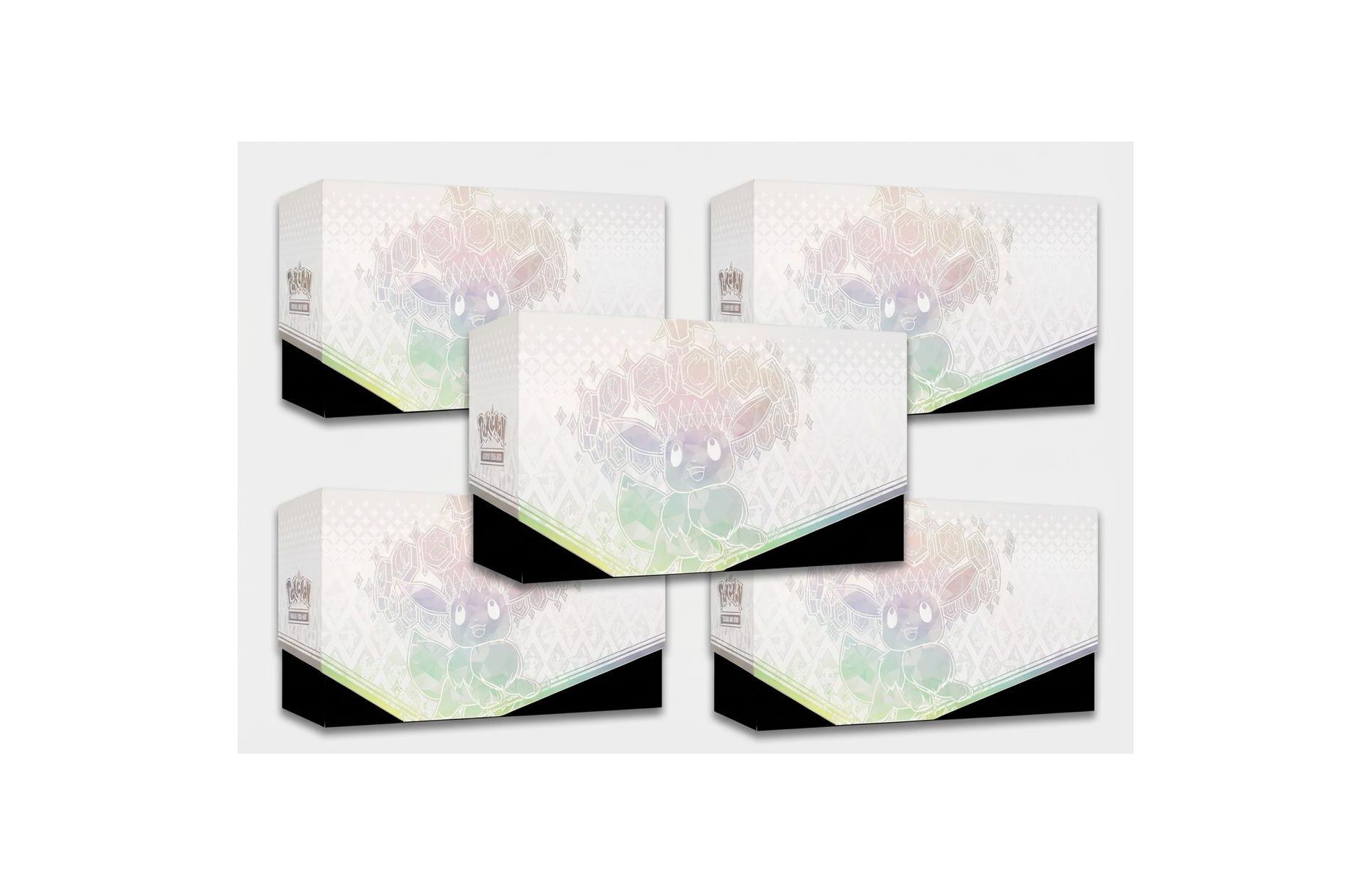 Pokémon TCG: Scarlet & Violet Prismatic Evolutions ET Box 5 Pack bundle