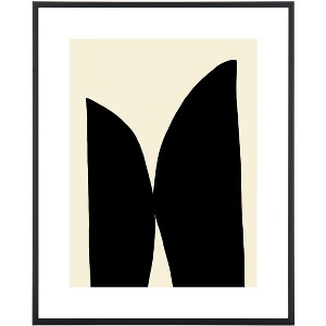 Like Minds - 24" X 30" - Antique Ivory/Black - Framed Wall Art - WLA2051 - Safavieh - 1 of 4