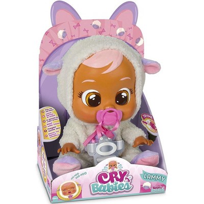 crying baby doll target