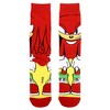 Sonic the Hedgehog Main Characters Animigos Casual Crew Socks Set for Men 3-Pack - 4 of 4