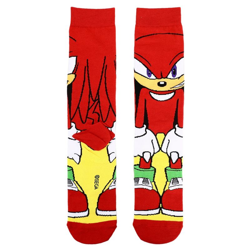 Sonic the Hedgehog Main Characters Animigos Casual Crew Socks Set for Men 3-Pack, 4 of 7
