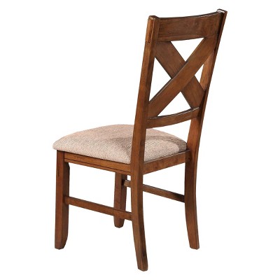 Set of 2 Jackson Side Chair Dark Hazelnut - Powell Company, Brown