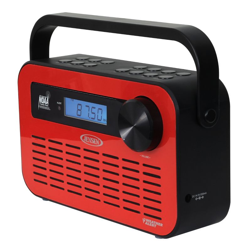 JENSEN JEP-250 Portable Digital AM/FM Weather Radio with Weather Alert, 4 of 7