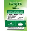 Nature's Truth L-Arginine HCL 1000mg | 50 Coated Caplets - 2 of 4