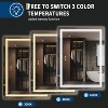 Frameless LED Bathroom Mirror, Backlit & Front Lit, RGB, Dimmable, Anti-Fog, Memory, Shatter-Resistant, ETL Listed Vanity Wall Mirro - 2 of 4