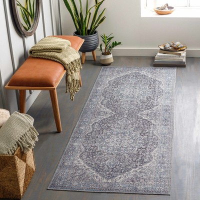 Hauteloom Runner Area Rug   Charcoal