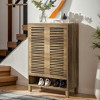 Hommoo 7 Tier Shoe Cabinet with Louvered Doors - 3 of 4