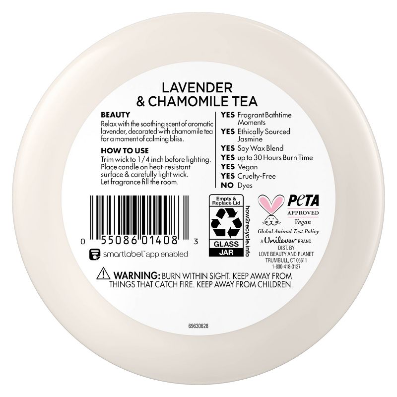 Beloved Lavender &#38; Chamomile Tea 2-Wick Vegan Candle - 11.5oz, 4 of 7