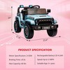 12V Kids Ride on Car, Children's Electric Vehicle, Kids Car Gift, Electric Toy Car for Toddlers with Remote Control, Lights - 2 of 4