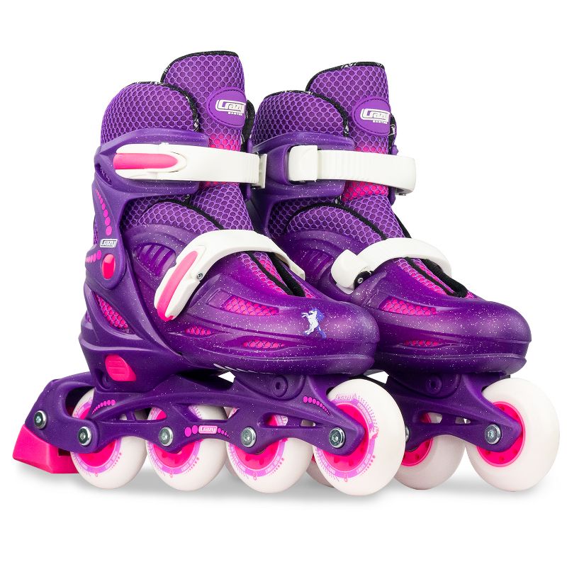 Crazy Skates 148 Adjustable Inline Skates For Girls And Boys - Unisex Skates - Adjust To Fit 4 Sizes, 4 of 8