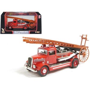 1938 Dennis Light Four Fire Engine Red 1/43 Diecast Model by Road Signature - 1 of 3
