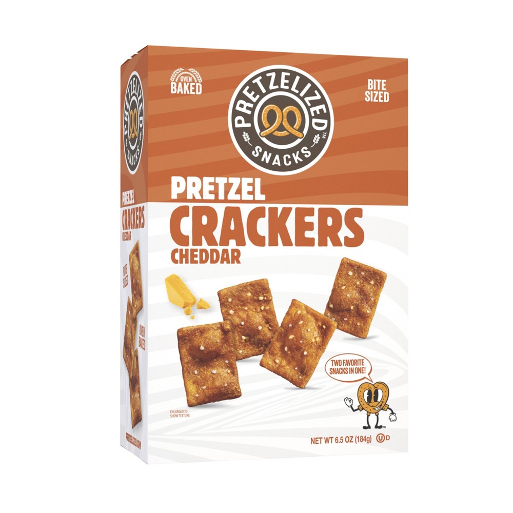 Pretzelized Cheddar Pretzel Crackers - 6.5oz