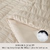Cozy Comfort Sage Green Queen Size Comforter Set - Bed in a Bag 7 Pieces Stripes Seersucker Bedding Set, Soft Lightweight Down Alternative Comforter, - 4 of 4