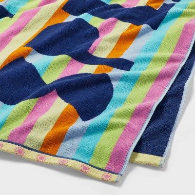 XL Jacquard Splish Splash Beach Towel - Sun Squad&#8482;_2