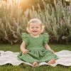2Bunnies Lace Pom Pom Trim Baby Girl Dress - 4 of 4