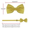 Allegra K Men's Halloween Polka Dots Pre-Tied Work Formal Party Tuxedo Bowknot Bow Ties - 4 of 4