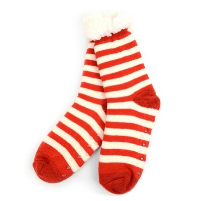 Women's Plush Winter High Pile Fleece Lining Slipper Socks
