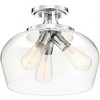 Savoy House Octave 3 - Light Semi-Flush Mount in  Polished Chrome - 3 of 4
