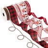Northlight Set of 5 Santa Gnome Matching Themed Craft Christmas Ribbons 1.5" x 3 Yards - 4 of 4