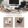 MERLIFE Chaise Lounge Chair with Ottoman, Modern Living Room Chairs, Comfy Leather, Lazy Armchair - 4 of 4