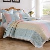 Greenland Home Fashions Tessie Pastel Quilt Set - 3 of 4