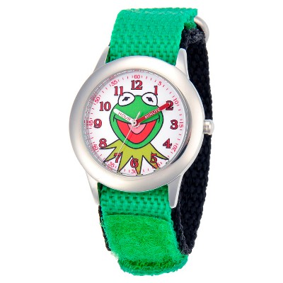 Boys' Disney Kermit Stainless Steel Watch - Green