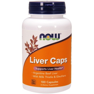 Liver Extract Caps by Now Foods  -  100 Capsule