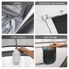 NAYSAYE Pop Up Boat Tent Portable Family Shelter for 4 to 6 Persons for Camping and Outdoor, White and Gray, 125.98"*86.61"*51.18" - 3 of 4