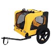 Whisen Pet Bike Trailer for Dogs & Cats, Folding Frame with Quick Release Wheels, Internal Leash - 4 of 4