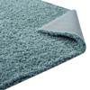 Modway Enyssa 5x8 Solid High Pile Shag Area Rug With In Aqua Blue and Ivory - 4 of 4