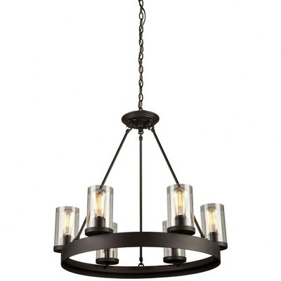 Artcraft Lighting Menlo Park 6 - Light Chandelier in  Oil Rubbed Bronze