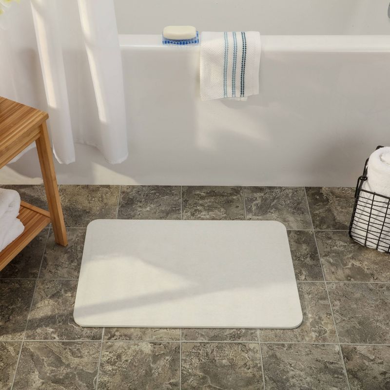 Quick-Dry Diatomaceous Earth Bath Mat - Slipx Solutions, 3 of 7