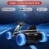 24V Go Kart for Kids, 300W*2 Extra Powerful Motors, 9Ah Large Battery 8.1MPH High Speed Drifting with Music, Horn, Max Load - 4 of 4