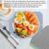 Unique Bargains Silicone Heat Resistant Non-Slip Dish Drying Mat Dark Blue - 4 of 4