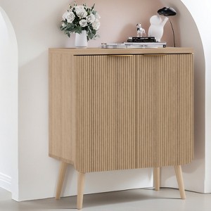 GlasFlength Decorative Storage Cabinets, Self-Serve Lockers Recessed Cabinets In Kitchen and Dining Room Entrance Cabinets, Beige 23.6"*11.8"*27.6" - 1 of 4