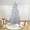 Northlight 4' Prelit Artificial Christmas Tree White Iridescent Pine - Pink/Purple Lights - 2 of 4