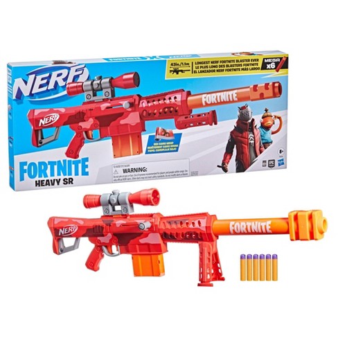 FORTNITE Nerf Gun Yellow Sniper Rifle With Scope And Magazine