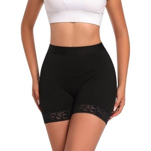 Voxshe Shapewear Shorts for Women Waist Trainer Seamless Butt Lift Lace Shorts Thigh Slimmer - 1 of 4