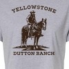 Women's - Yellowstone - Stone Dutton Cowboy Cropped Graphic T-Shirt - 2 of 4