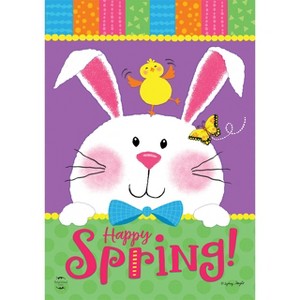 Briarwood Lane Garden Flag 12x18 For Outdoor Happy Spring Rabbit Easter For Easter Garden Flag Flags For Outside - 1 of 4