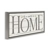 Stupell Industries Good To Be Home Family Inspirational, 25" x 11" - 3 of 4
