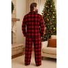 ADR Men's Pajamas Set, Soft Plush Fleece Pajamas Man, Pajamas PJs Set - 2 of 4
