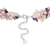 Ross-Simons Cultured Pearl, Rose Quartz and Amethyst Torsade Necklace in Sterling Silver Size 18 - 3 of 4