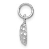 Black Bow Jewelry 14k White Gold 9mm Polished Golf Ball Pendant - 2 of 4